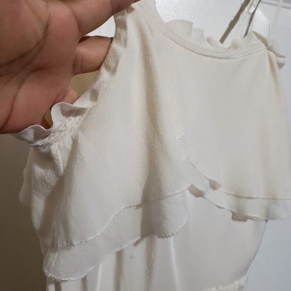 Wilfred 100% silk cream dress - Picture 9 of 10